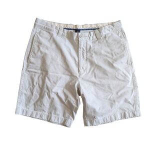 J. Crew Men's Broken-In Chino Shorts Regular Fit‎ Khaki Stone Grey- Size 35W